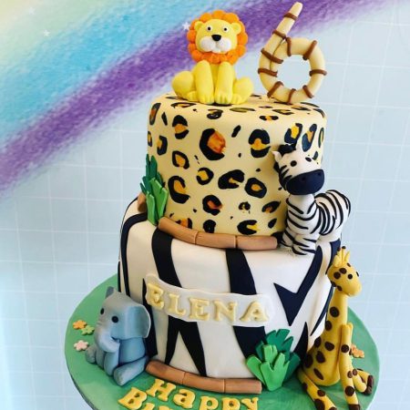 Awesome Homemade 3D Giraffe Birthday Cake for a 50th Birthday Party