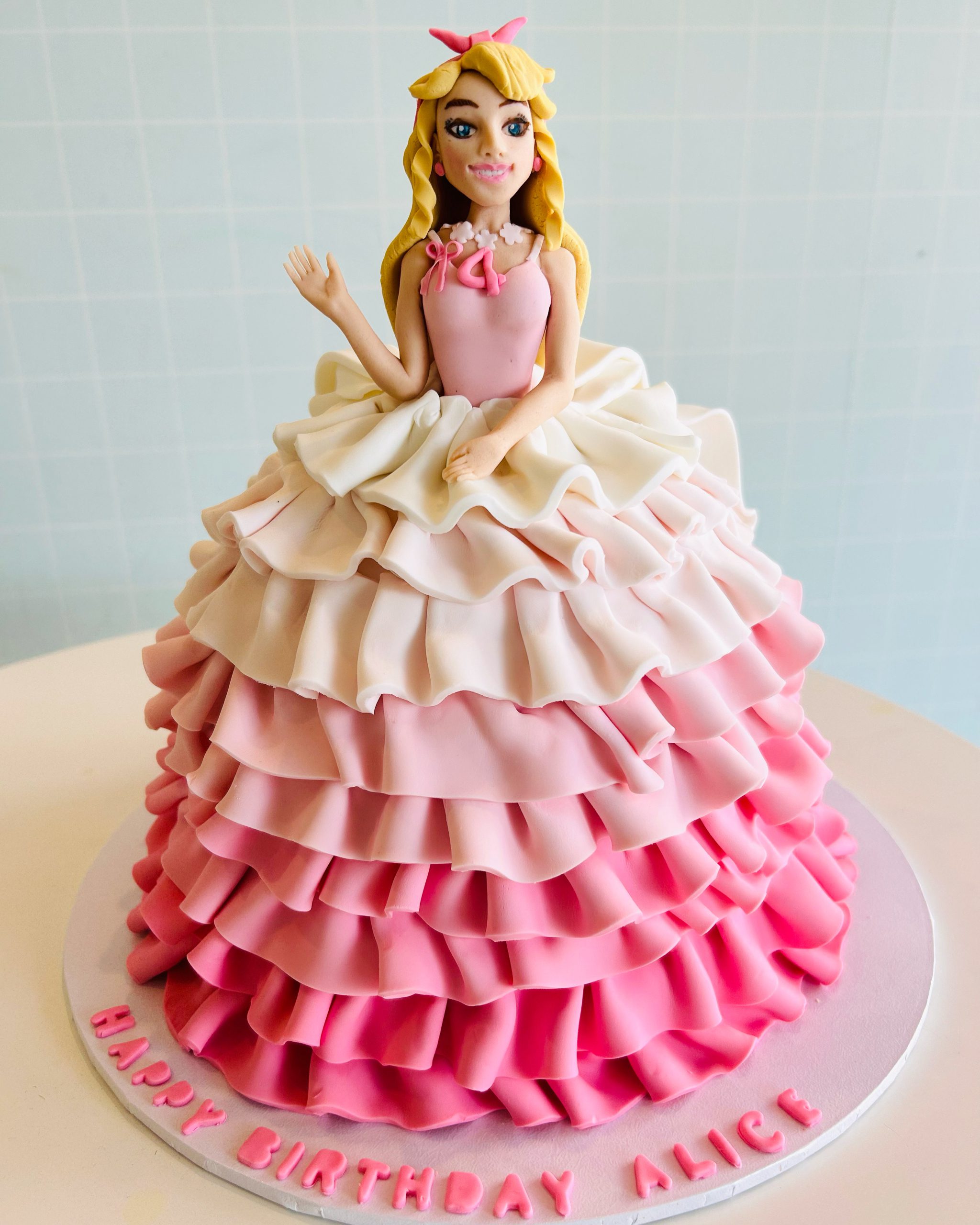 Princess Barbie Cake Tutorial - U Create