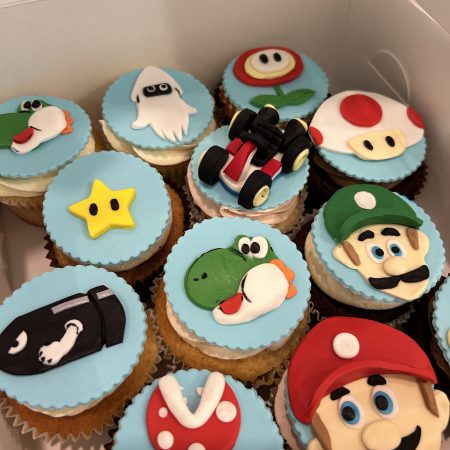 Super Mario/Mario Kart cupcake