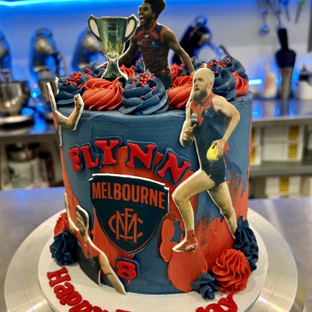 AFL Melbourne Demons cake