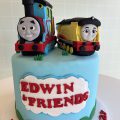 Thomas tank cake with Rebecca